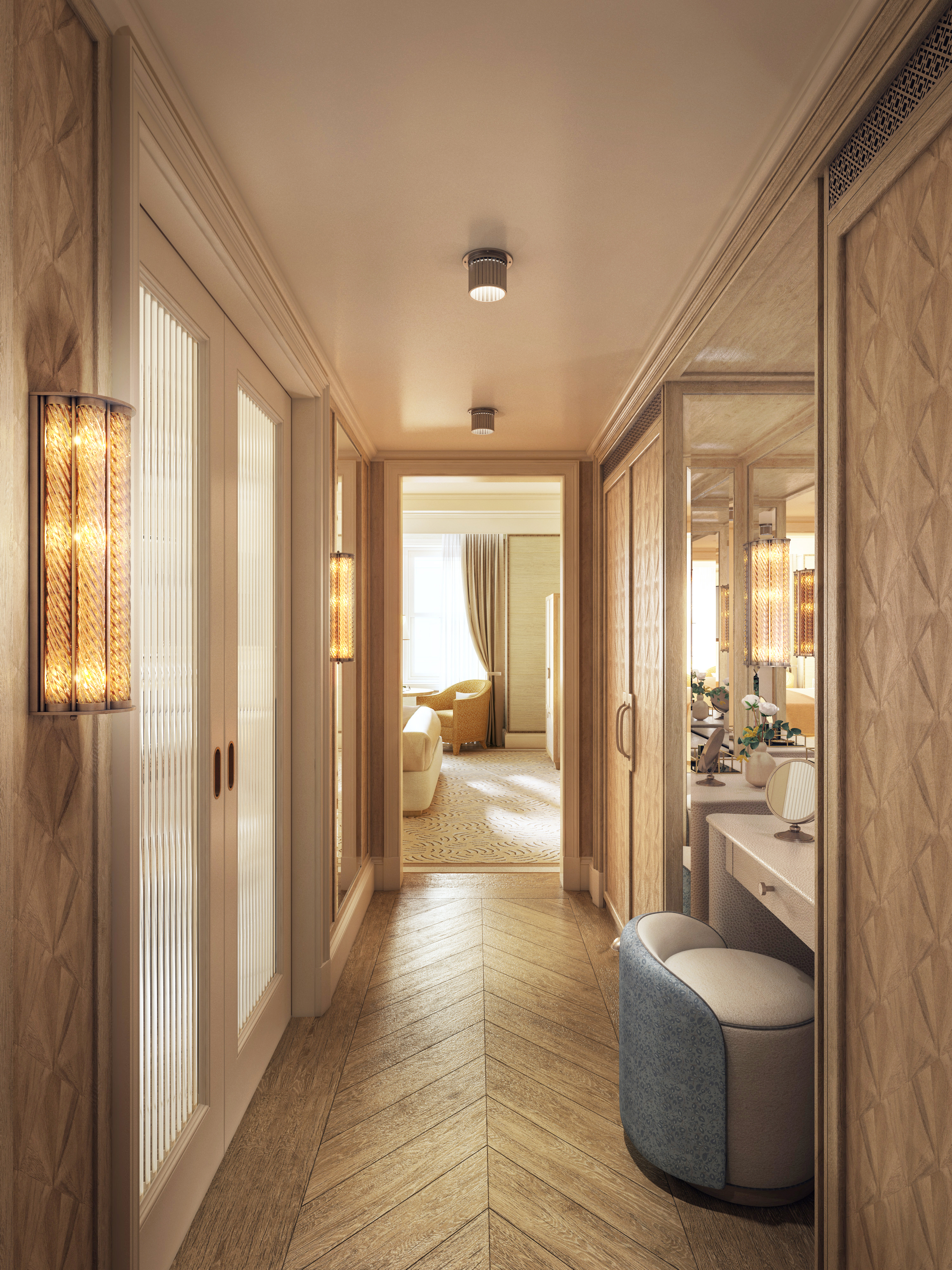 A rendering of the biggest suite at The Surrey on the Upper East Side