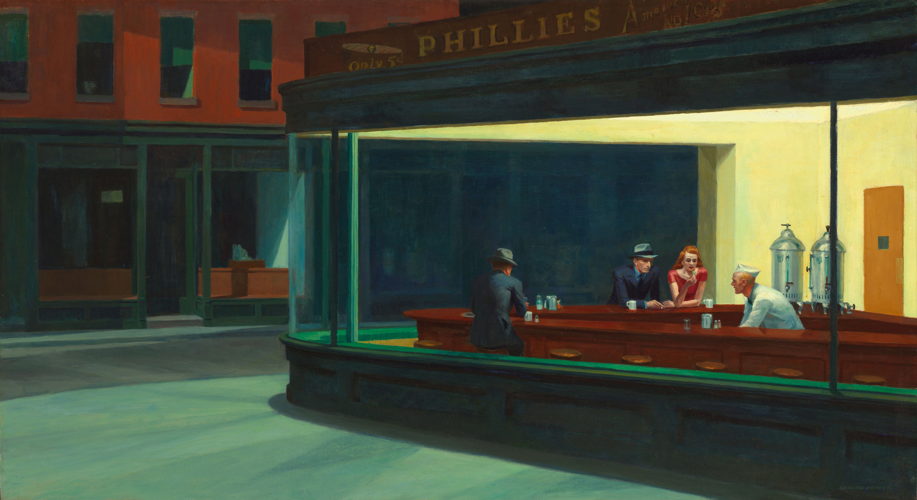 A painting by Edward Hopper.