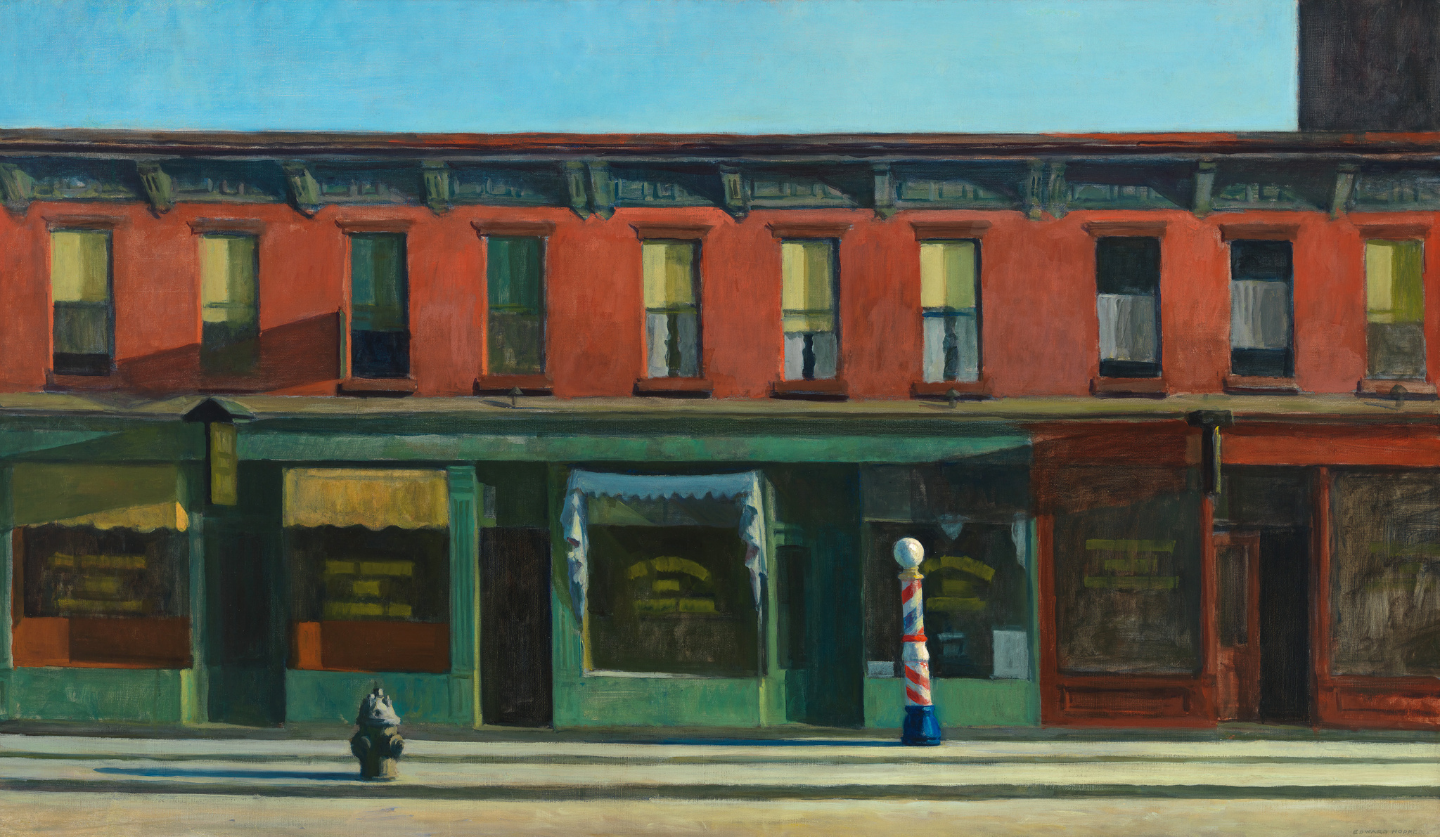 A painting by Edward Hopper.