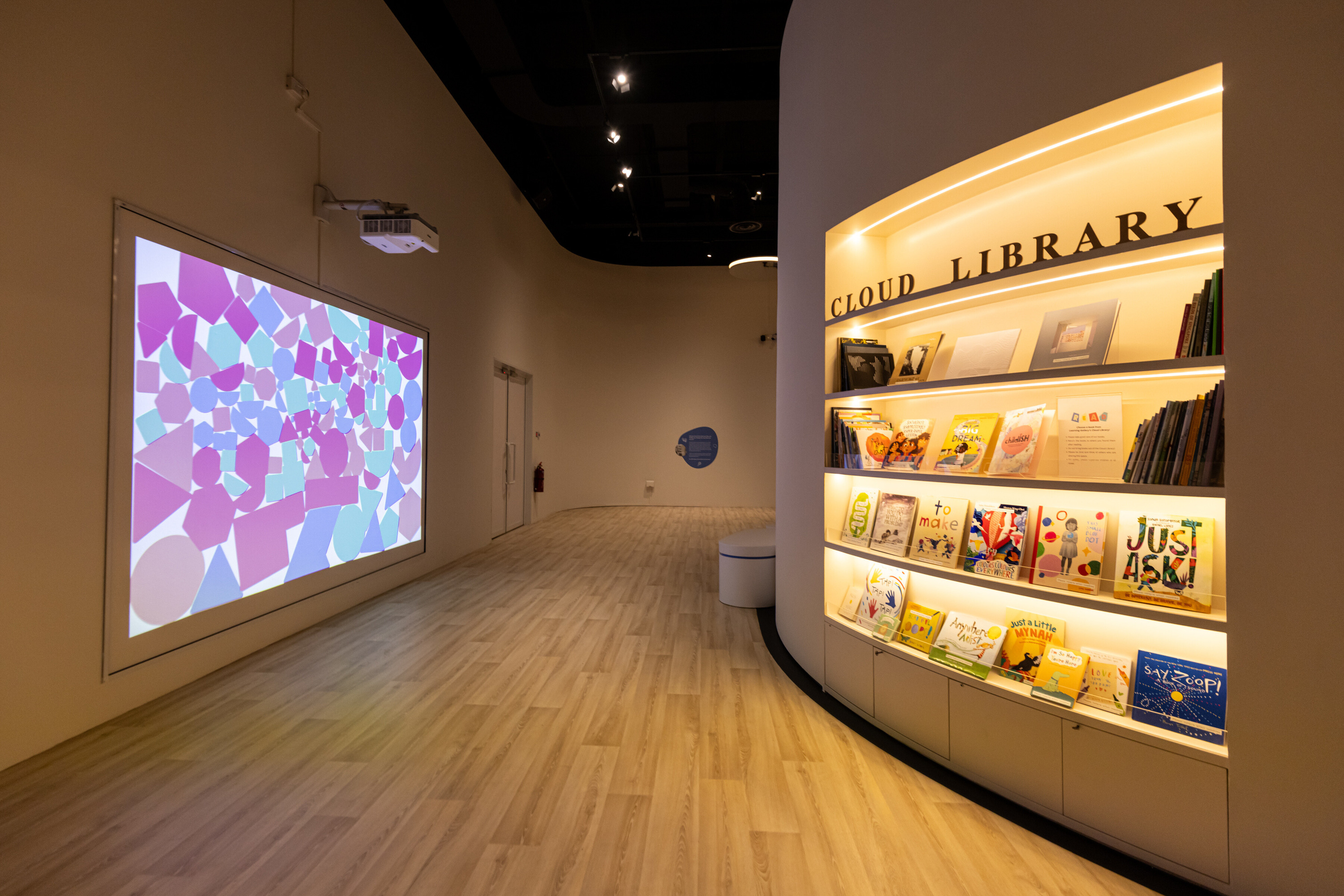 Interactive space at the Learning Gallery at SAM