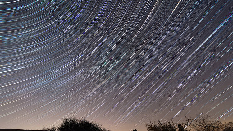 Meteor shower in the UK