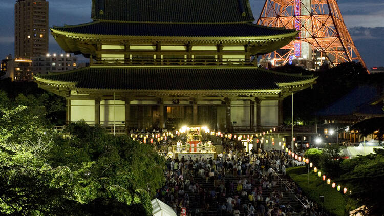 Zojoji Temple Bon Odori festival