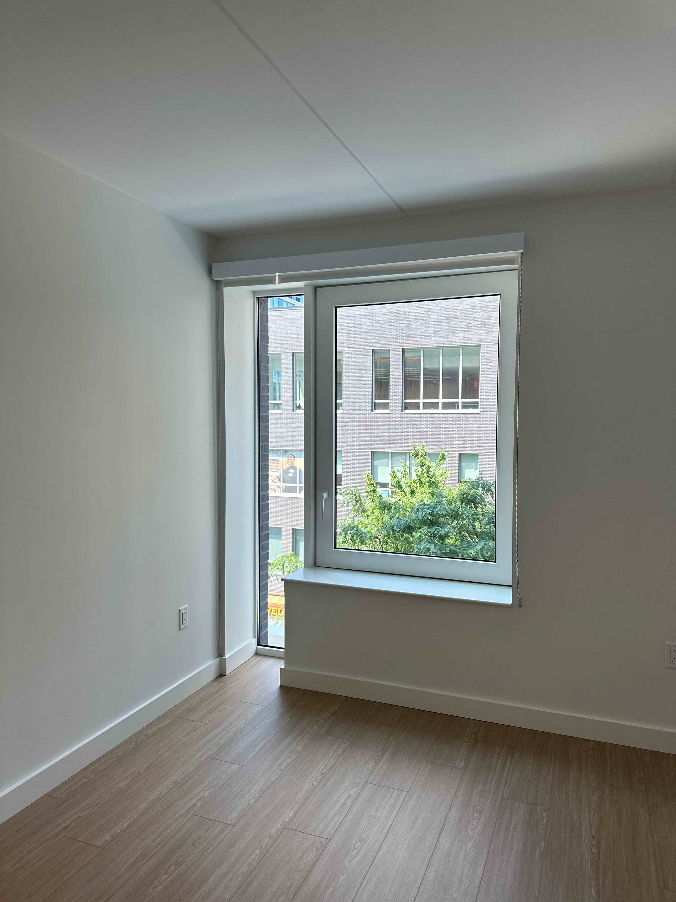 Inside one of the Affordable housing units on Broome Street - the living room