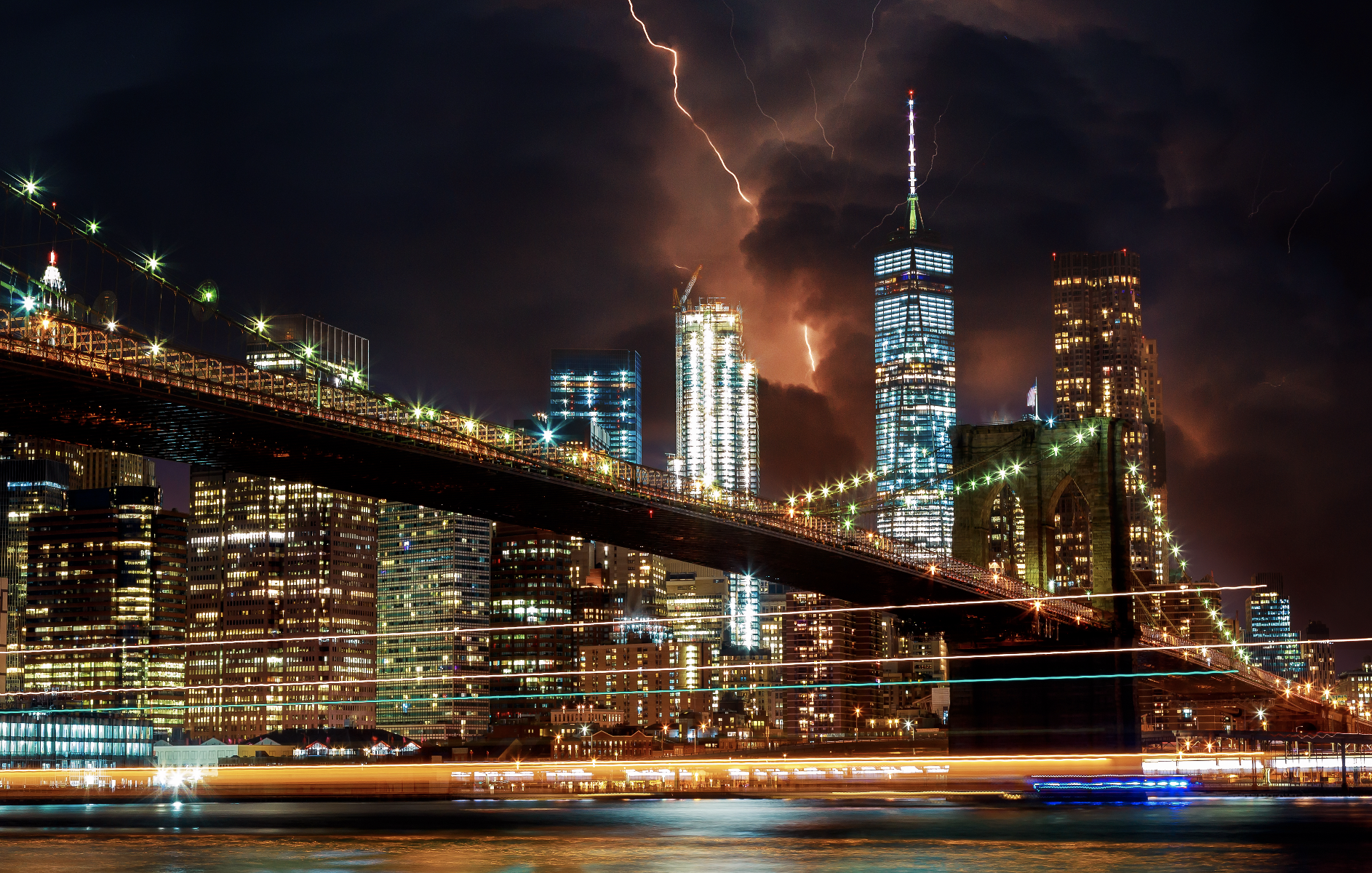 Check out this insane footage from last night's crazy storm in NYC