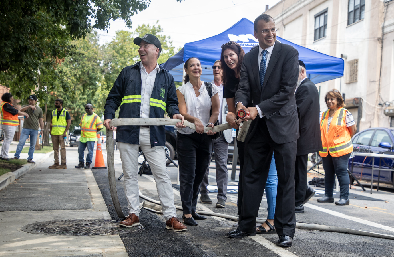 NYC just unveiled new porous pavement that will help prevent flooding