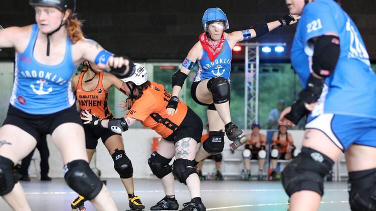 Cheer on the Gotham Roller Derby