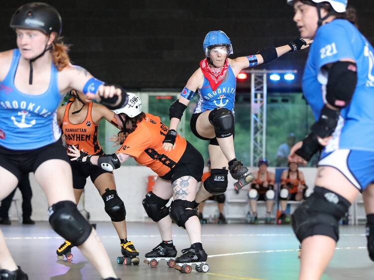 Cheer on the Gotham Roller Derby