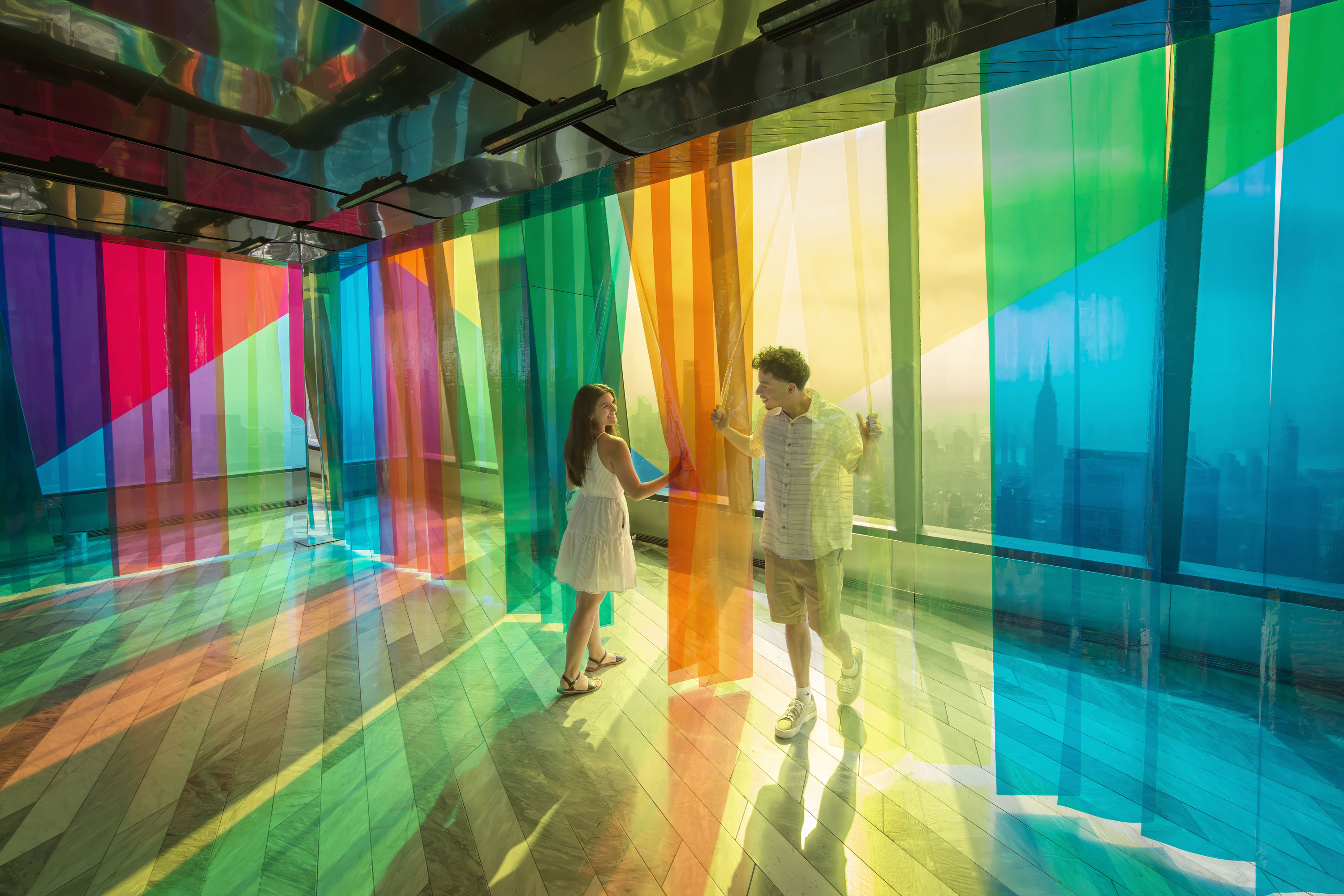 See NYC in a whole new light at this colorful new experience at Edge