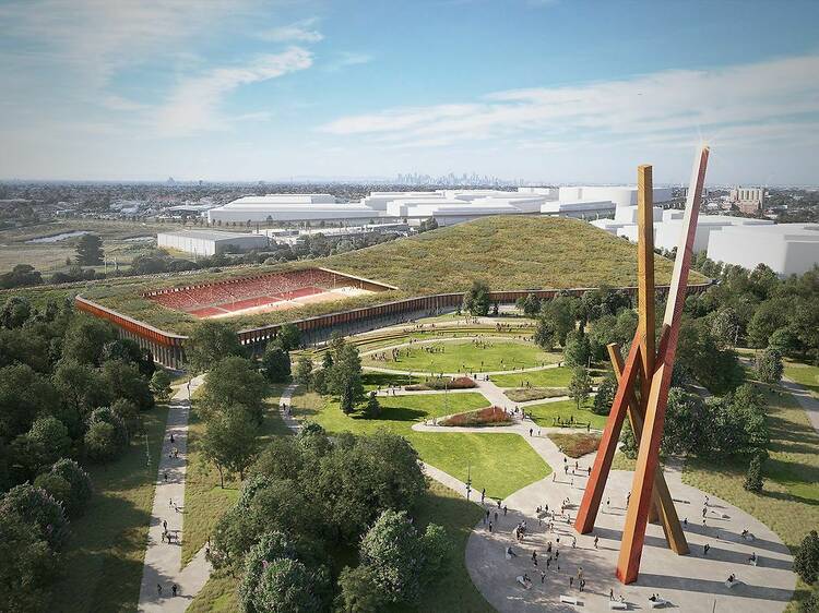 Score! A huge new stadium and massive parklands have been slated for Melbourne's western suburbs