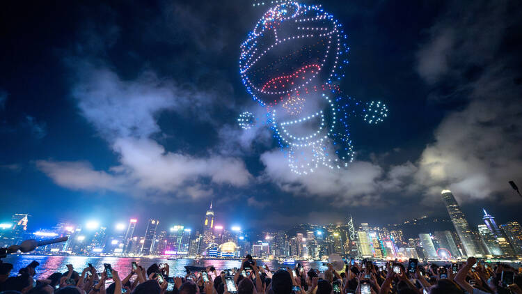 Doraemon Hong Kong drone show