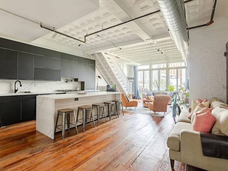 The luxury penthouse loft in Northern Liberties