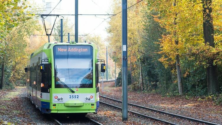 TfL tram in south London