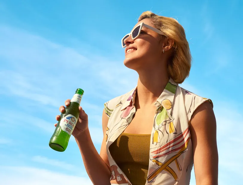 Photograph: Peroni Nastro Azzurro 0.0%