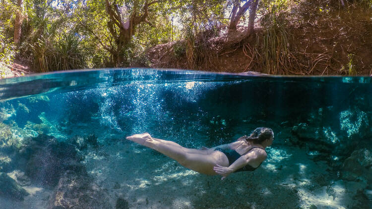 Relax at Katherine Hot Springs