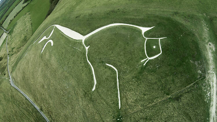 Uffington Horse chalk Bronze Age landmark