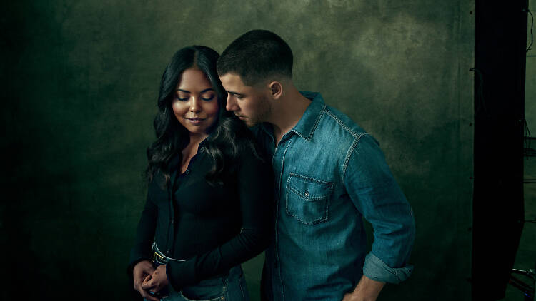 Adrienne Warren and Nick Jonas for Broadway’s The Last Five Years