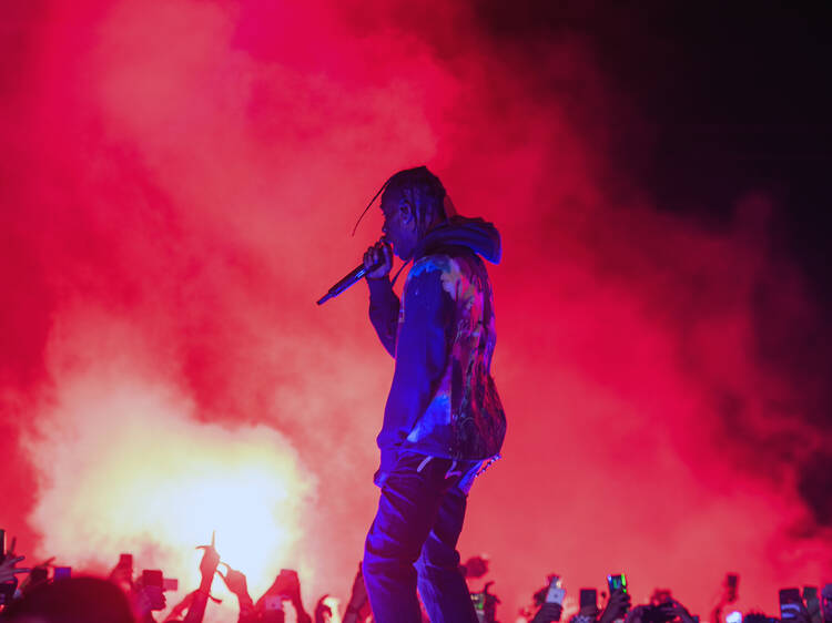 Travis Scott en el Estadio Azteca