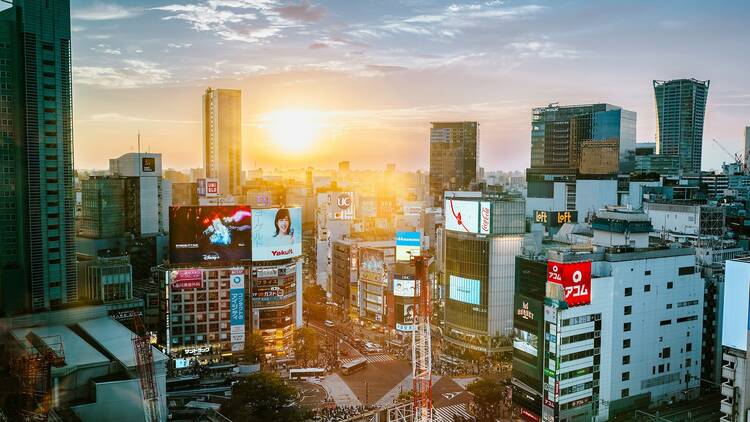 Shibuya skyline