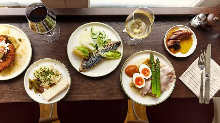 A table of food  (Photograph: Safia Shakarchi)