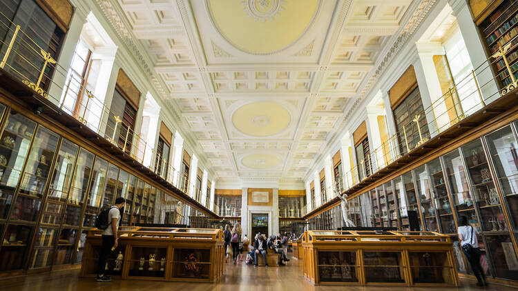 Exhibition Hall at the British Museum in London