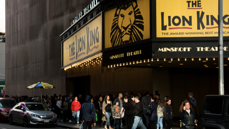 The Lion King on Broadway