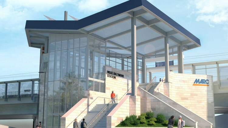 West Baltimore Station renderings