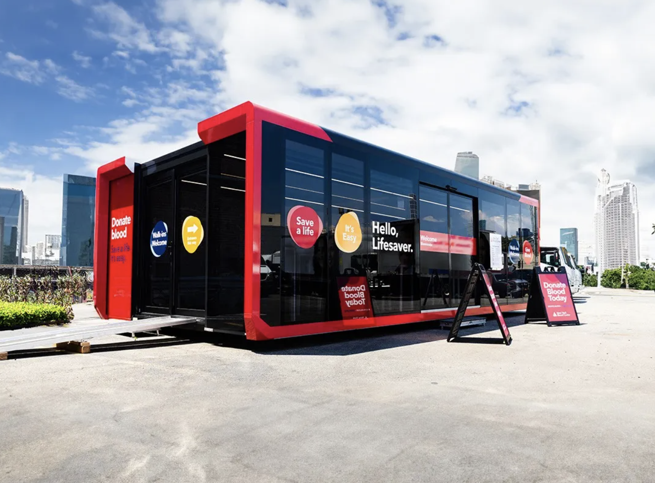 Check out the new state-of-the-art blood donation pods now open in Queens