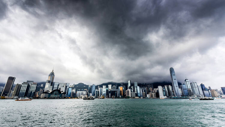 Hong Kong weather typhoon