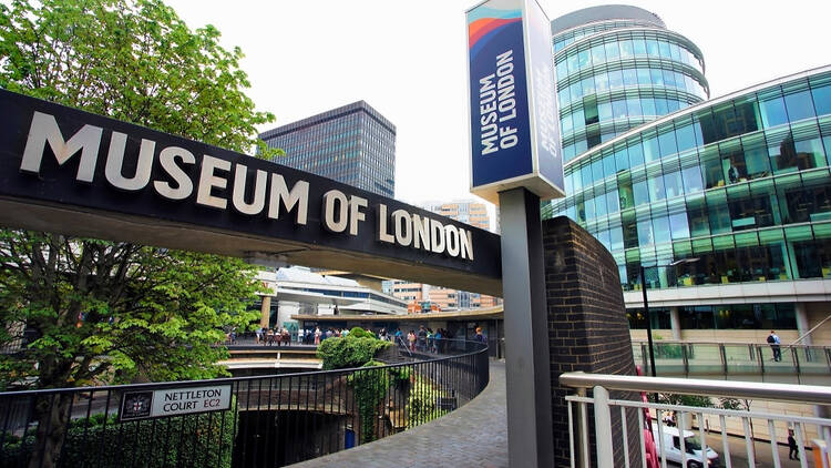 Museum of London in the City of London, UK