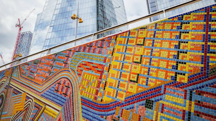 ‘In a River a Thousand Streams’ mosaic at London Bridge