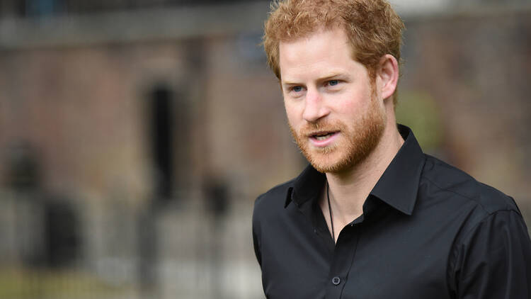 Prince Harry at the launch of the Invictus Games