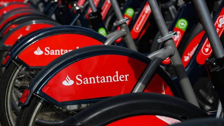 Santander Cycles bike hire in London