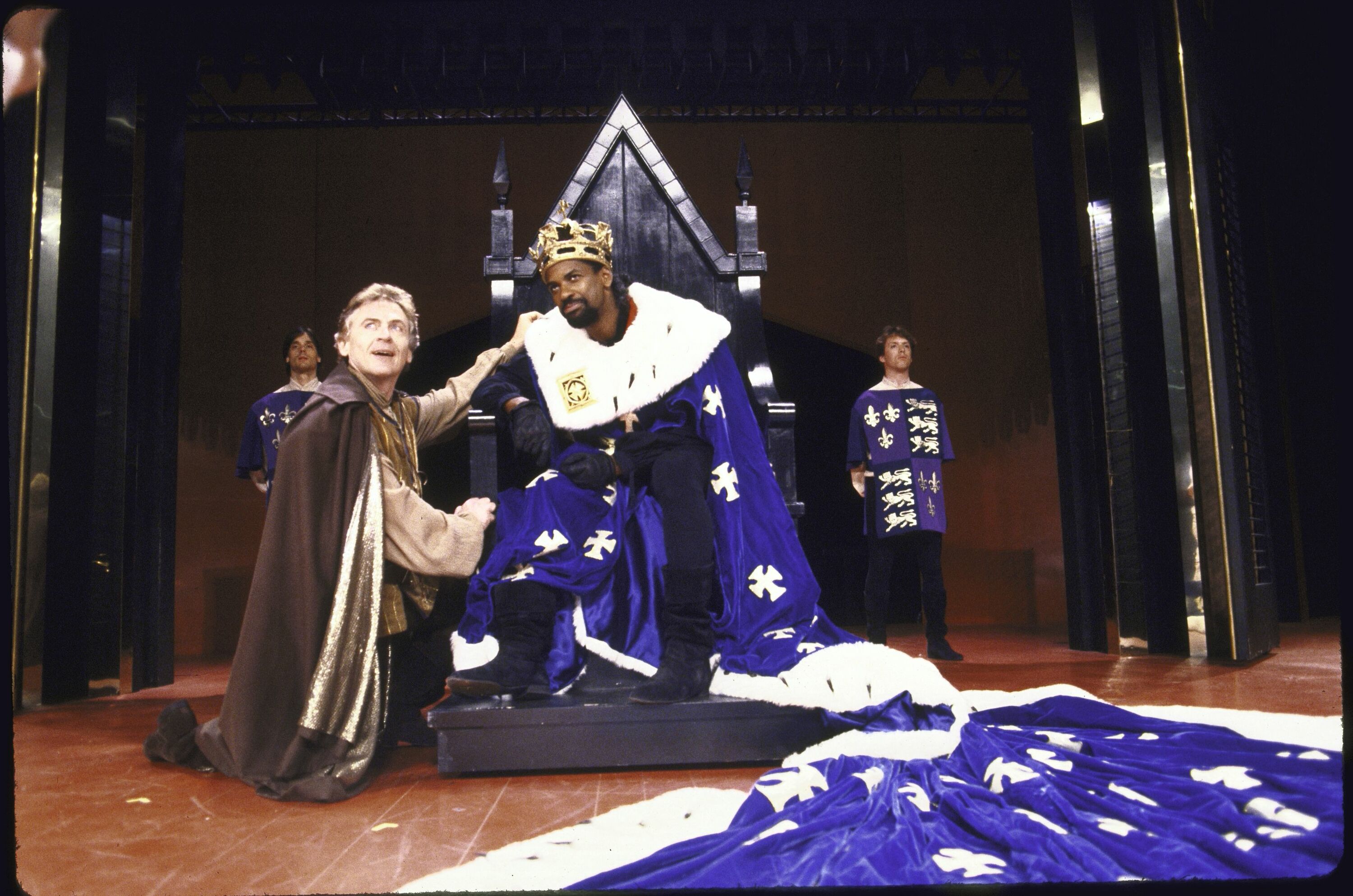 Two characters during the play Richard III.