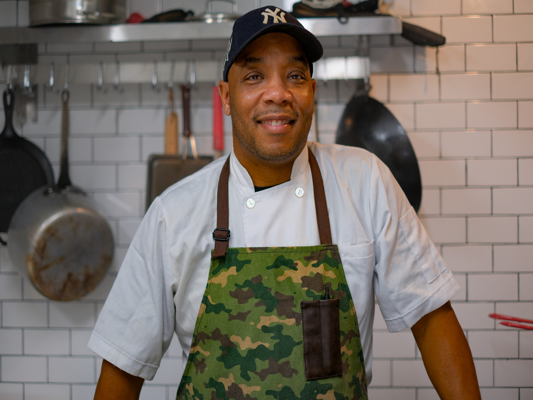 Portrait shot of Jimmy Thomas in the kitchen