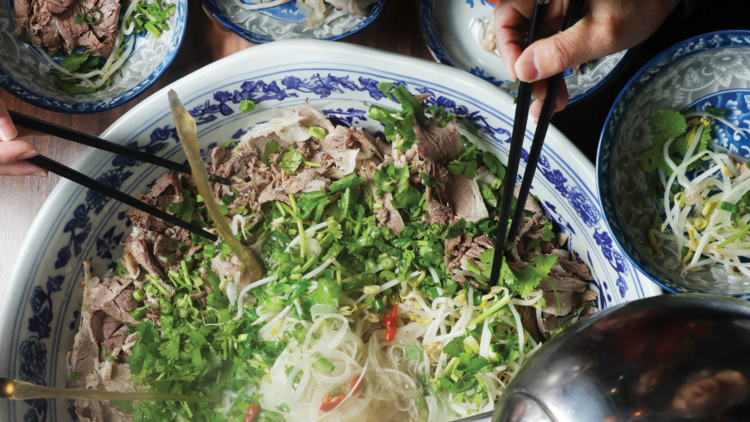 World's largest pho at Pho at Cam On 