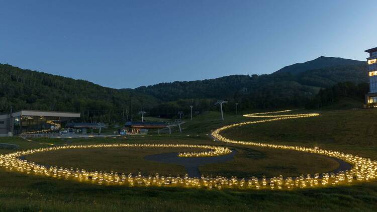 'Mountain Lights' by Bruce Munro