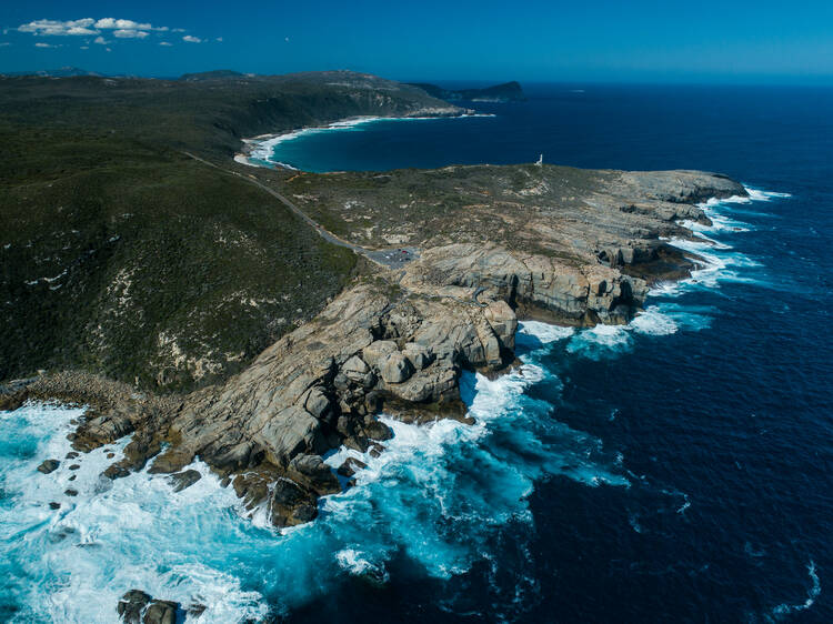 Aerial view of the Torndirrup National Park