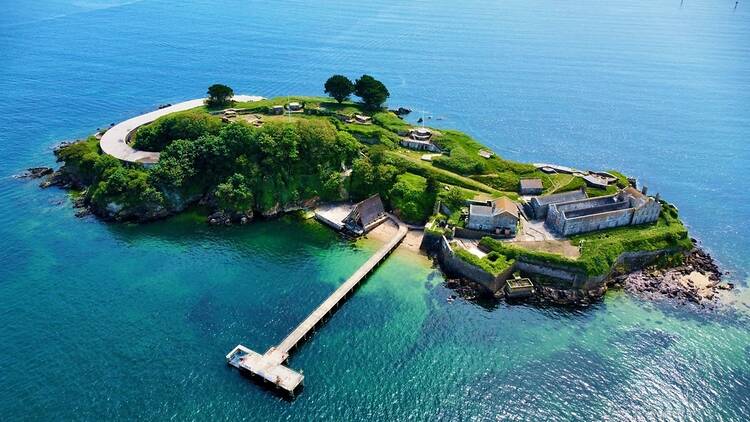 Drake’s Island in Devon, near Plymouth