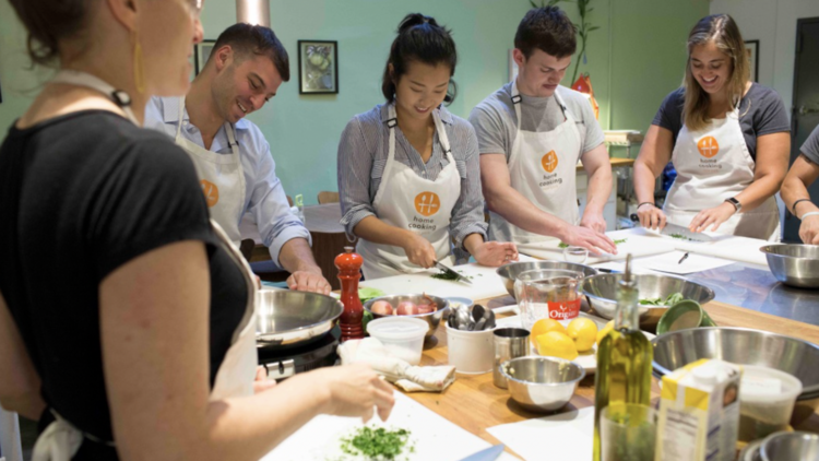 A cooking class