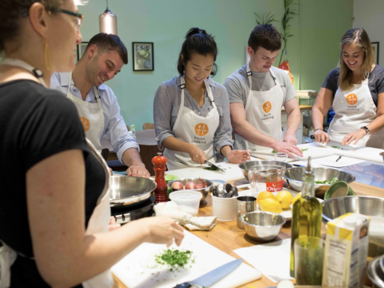 A cooking class