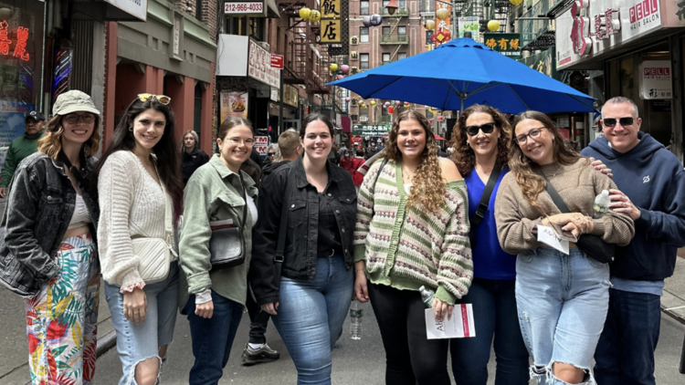 A group food tour