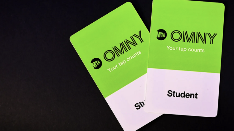 New free green OMNY cards for NYC students