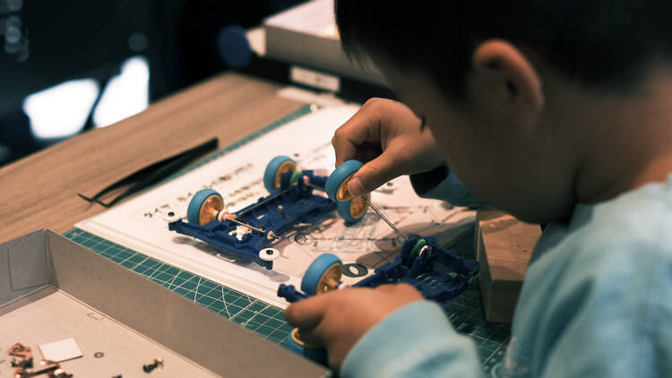 Design your own race car at Tamiya Model Workshop