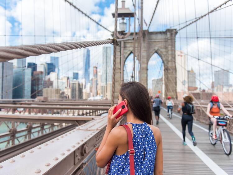 Brooklyn and Manhattan bridges