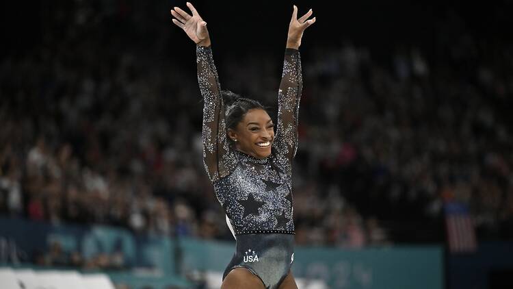 Simone Biles at the 2024 Paris Olympic Games