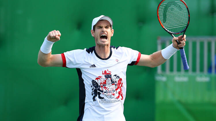 Andy Murray at the Olympics in Rio, 2016