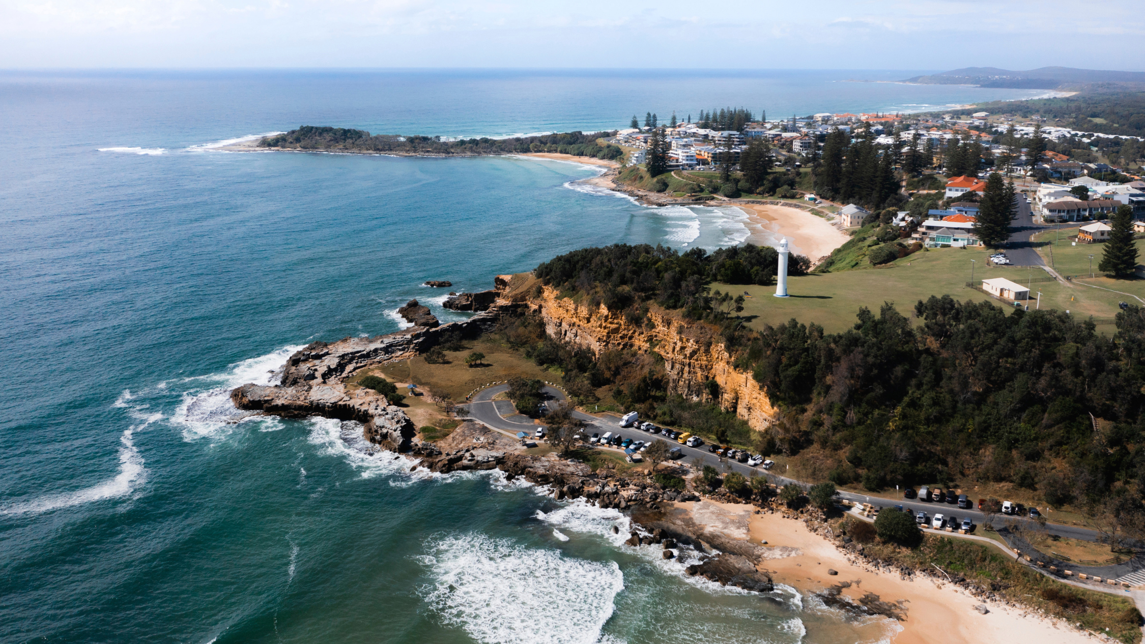 Yamba aerial shot