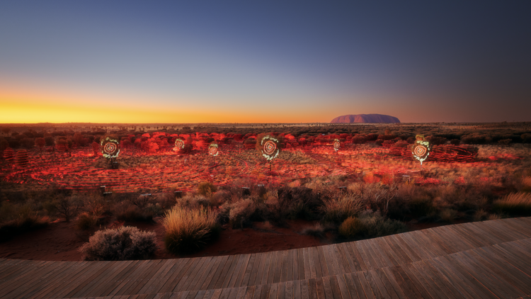 Uluru at sunrise