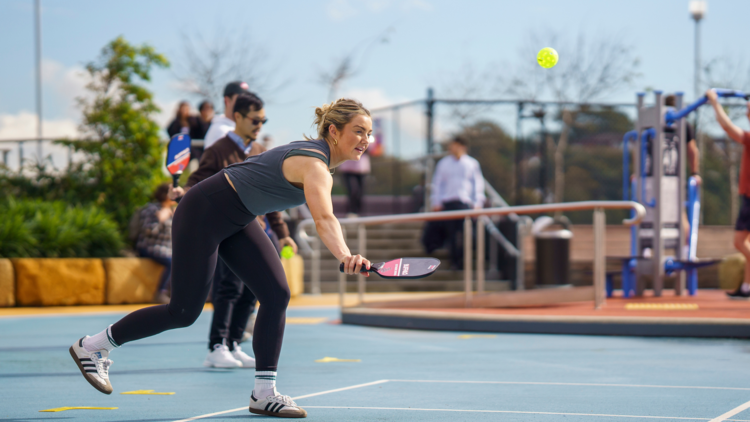 Pickleball tournament at Barangaroo