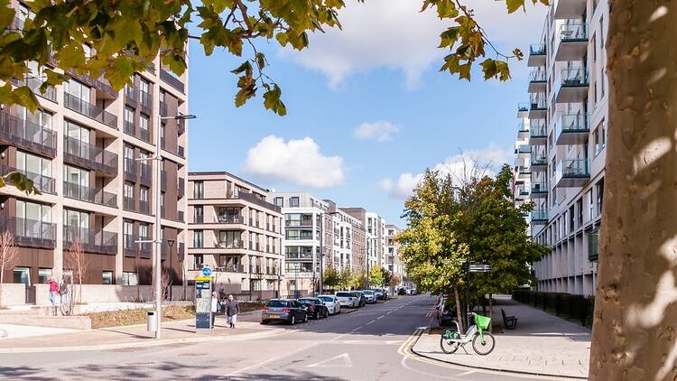 Housing development in Newham, east London